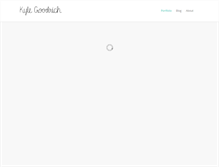 Tablet Screenshot of kyle-goodrich.com
